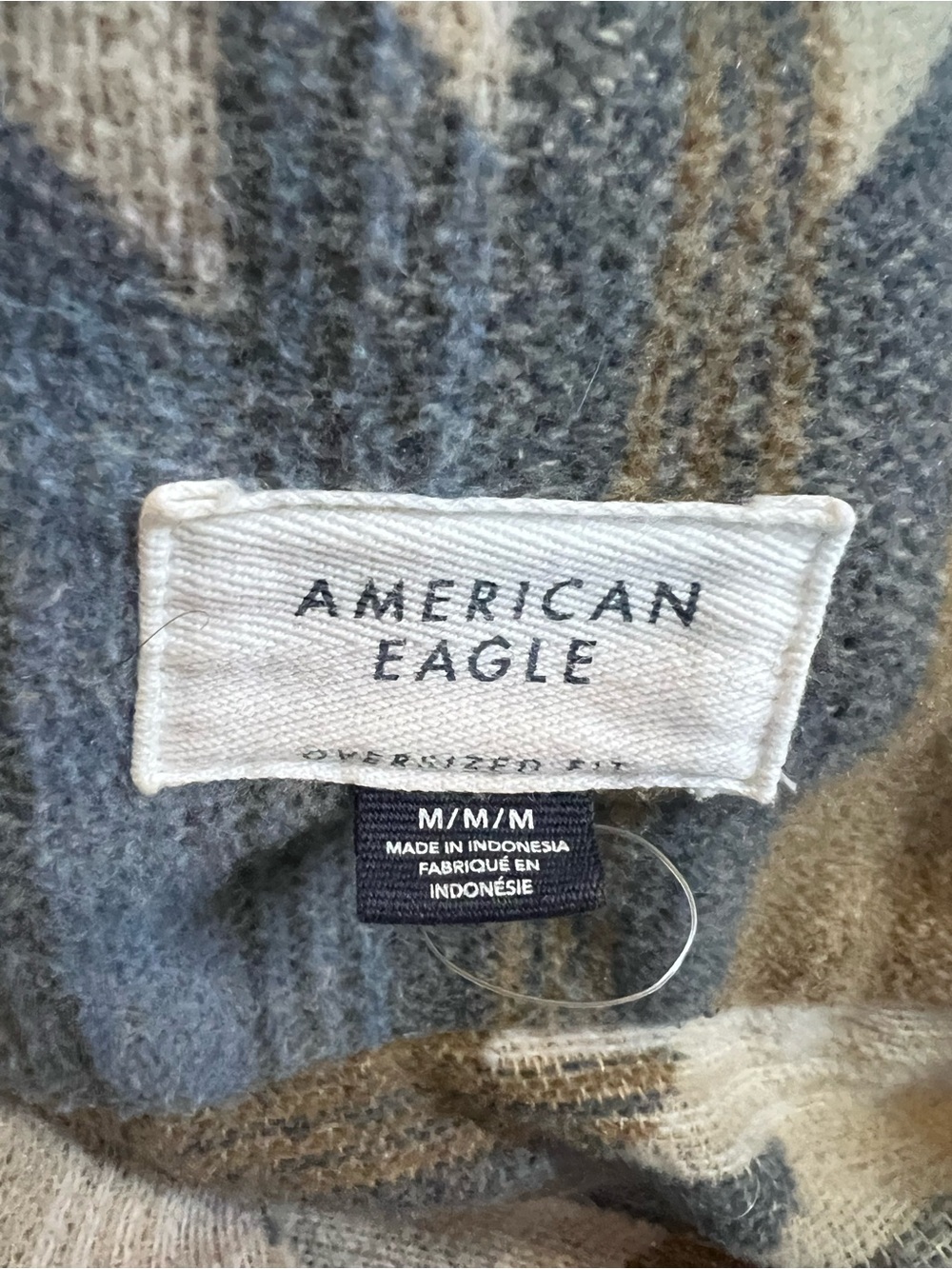 American Eagle Super Soft Printed Shacket Oversized Fit Aztec Jacket Men’s M - Picture 6 of 8